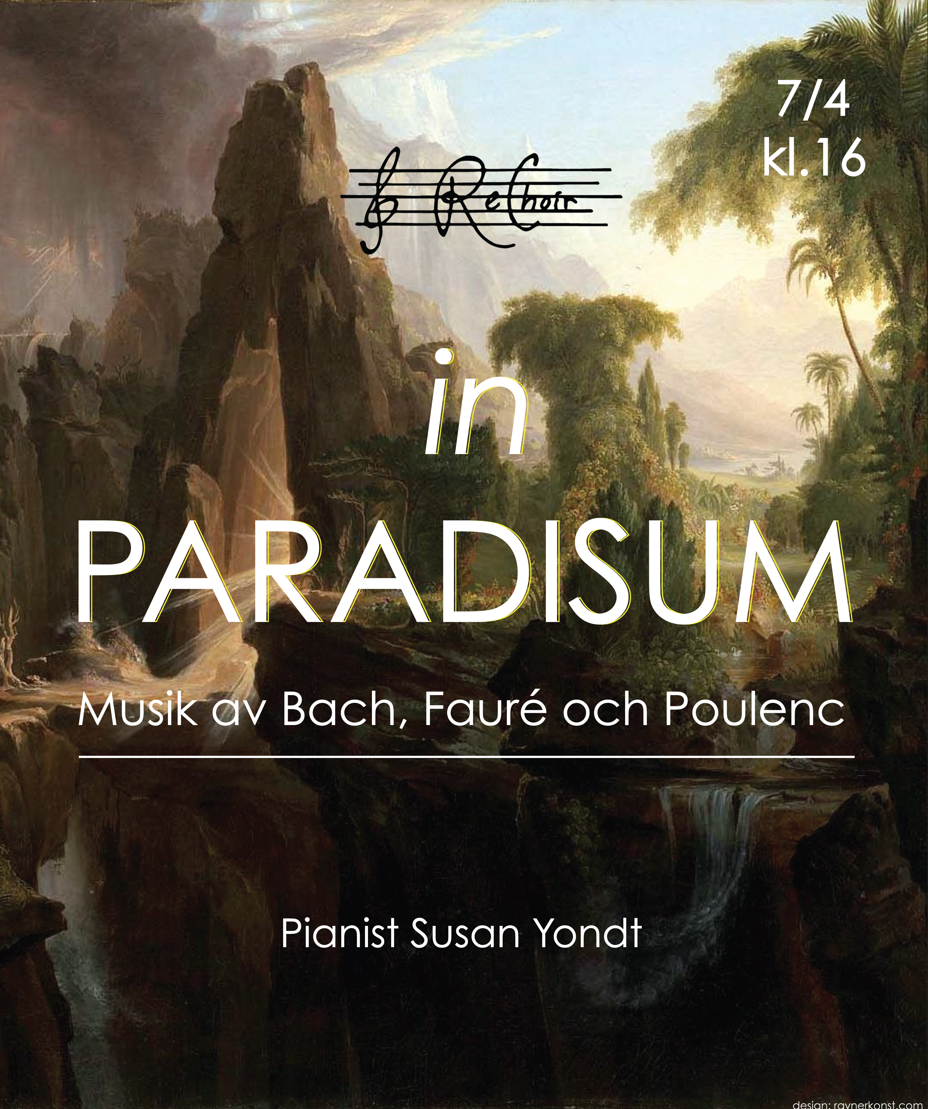in Paradisum, konsert 7/4 kl 16.00 ReChoir